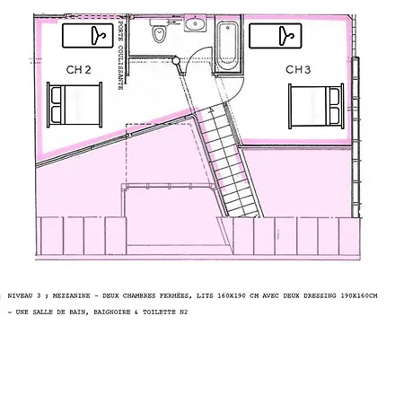Apartment Beautiful Loft 130m2 Sun And Free Parking Ok 1m95 *